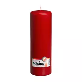 Свеча-столбик Bolsius 25x8 красная