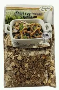 Каша гречневая с грибами Здоровая Еда