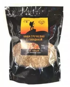 Каша гречневая с мясом (700 грамм) Здоровая Еда