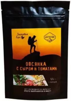 Каша овсяная с сыром и томатами Здоровая Еда