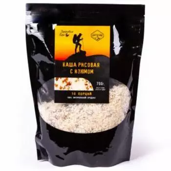 Каша рисовая с изюмом (700 грамм) Здоровая Еда