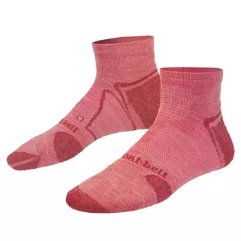 Montbell носки Merino Wool Supportec Walking Short (59 г, L, pink)
