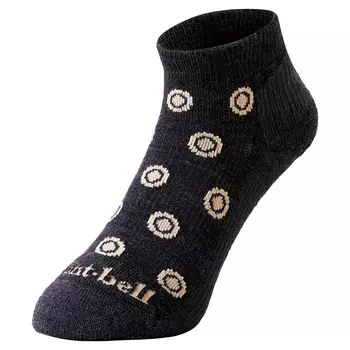 Montbell носки Merino Wool Walking Short жен. (S, dark charcoal)