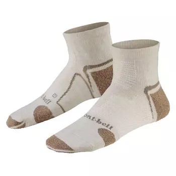 Montbell носки Wickron Supportec Walking Short (L, ivory )