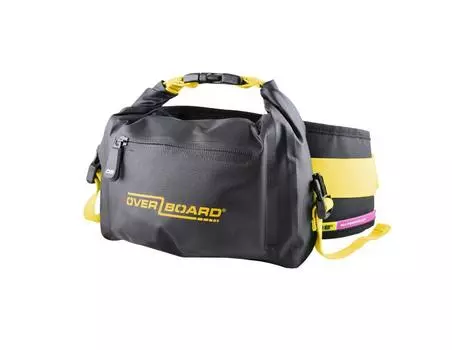 OverBoard поясная сумка - Waterproof Waist Pack - 2L (2л, black/yellow)