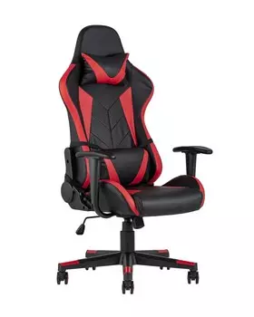 Кресло игровое topchairs gallardo (stoolgroup) красный 66x136x64 см.