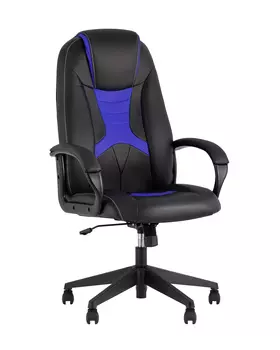 Кресло игровое topchairs st-cyber 8 (stoolgroup) синий 65x111x77 см.