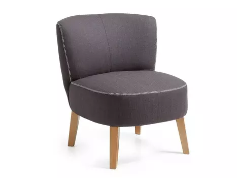 Кресло jim (la forma) коричневый 70x75x70 см.