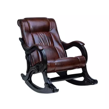 Кресло-качалка dundi 77 (комфорт) коричневый 67x135x98 см.