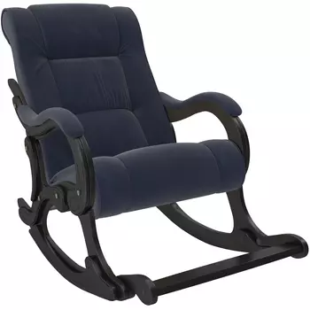 Кресло-качалка verona 77 (комфорт) синий 67x135x98 см.