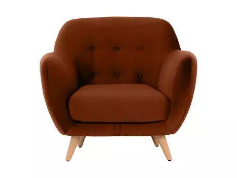Кресло loa (ogogo) красный 98x85x77 см.