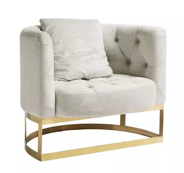 Кресло lounge (nordal) серый 90.0x74.0x76.0 см.