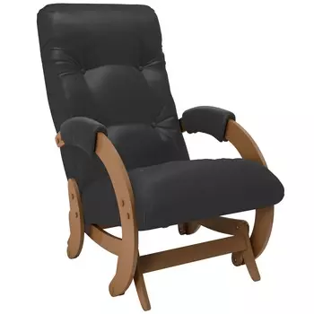 Кресло-глайдер oxford-68 (комфорт) черный 55x100x88 см.