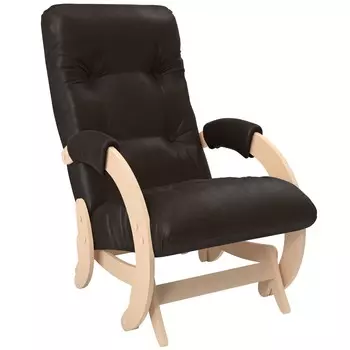 Кресло-глайдер oxford-68 (milli) коричневый 55x100x88 см.