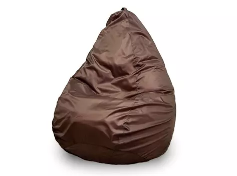 Кресло-мешок «груша» xl (пуффбери) коричневый 125x85x75 см.