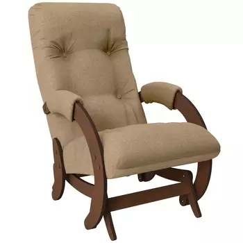 Кресло-глайдер oxford-68 (milli) коричневый 55x100x88 см.