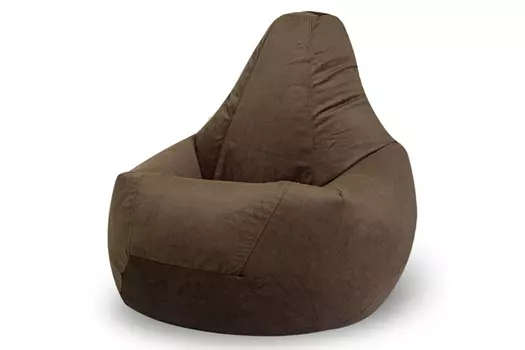Кресло-мешок spaik (van poof) коричневый 85x120x85 см.