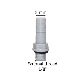 Прямые пластиковые фитинги Adhere To Fly 1/8" на 6/8/10 мм