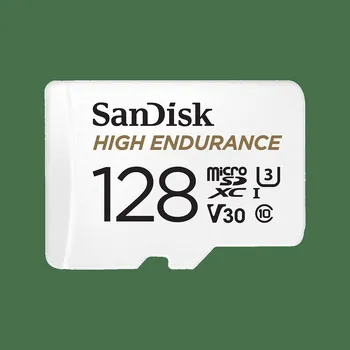 Карта памяти 128Gb microSDXC Sandisk High Endurance Class 10 UHS-I U3 V30 + адаптер (SDSQQNR-128G-GN6IA)