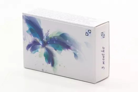 Контактные линзы цветные Офтальмикс Butterfly 3-Color зеленый D -3.0 DIA 14.2