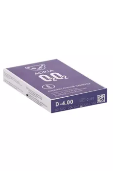 Контактные линзы Adria O2O2 мягкие/корригирующие/дневные/ежемесячные -4.00/14.2/8.6, 6 шт
