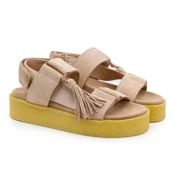 Женские сандалии Clarks, бежевые