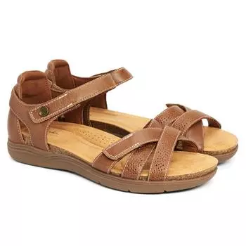 Женские сандалии Clarks, коричневые
