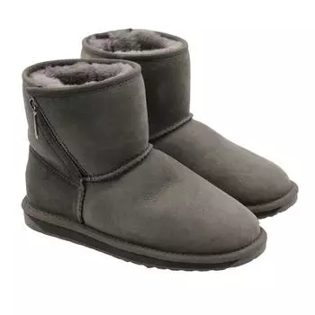 Женские полусапоги из овчины (угги) EMU Australia, серые