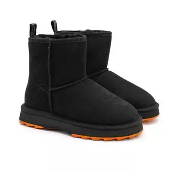 Женские полусапоги из овчины (угги) EMU Australia, черные