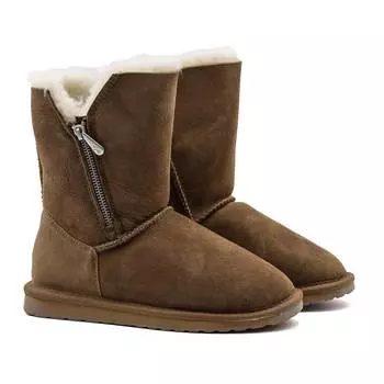 Женские полусапоги из овчины (угги) EMU Australia, коричневые