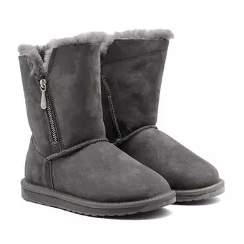 Женские полусапоги из овчины (угги) EMU Australia, серые
