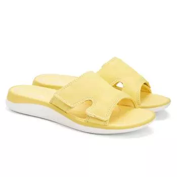 Женские сланцы Clarks, желтые