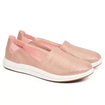 Женские слипоны Clarks, розовые