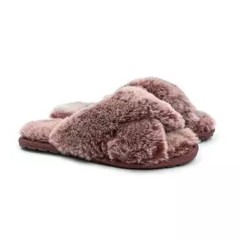 Женские тапочки EMU Australia(Mayberry Frost W12013), бордовые