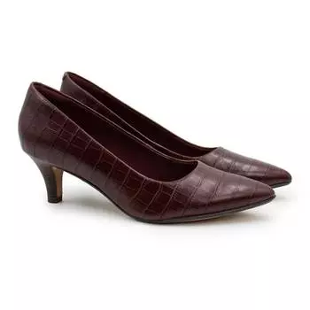 Женские туфли-лодочки Clarks(Linvale Jerica 26150770), бордовые