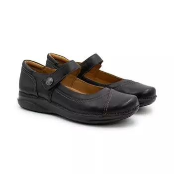 Женские туфли на ремешке Clarks (Appley Walk 26162446), черные