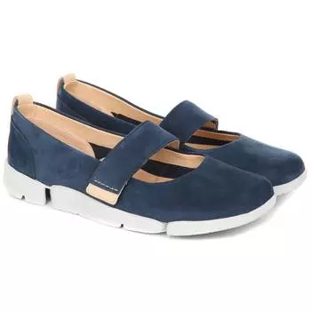Женские туфли на ремешке Clarks(Tri Carrie 26131108), синие