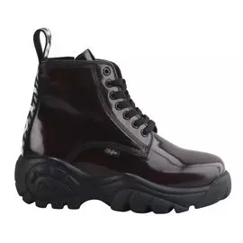 Женские высокие ботинки Buffalo shoes, бордовые