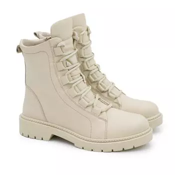 Женские высокие ботинки Clarks, бежевые