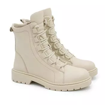 Женские высокие ботинки Clarks, бежевые