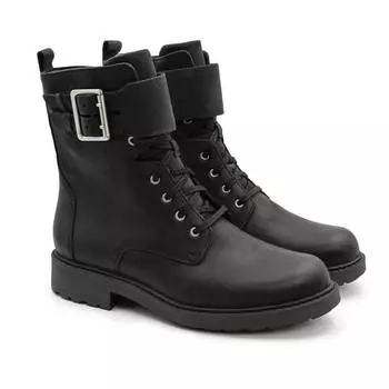 Женские высокие ботинки Clarks, черные