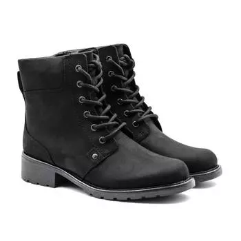 Женские высокие ботинки Clarks, черные