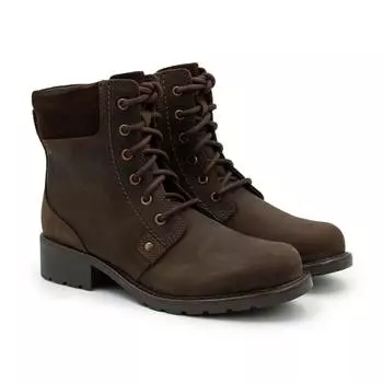 Женские высокие ботинки Clarks, коричневые