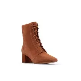 Женские высокие ботинки Clarks(Sheer55 Lace 26151002), коричневые