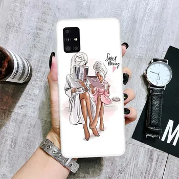 Чехол для телефона Super Mom Baby Girl для Samsung Galaxy A12 A22 A32 A42 A52 A72 A51 A71 5G A41 A31 A21 A02S M12 M21 M31 M30S Samsung A12 5G