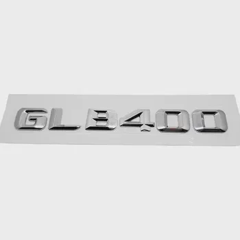 Наклейка на багажник автомобиля ABS с буквой, эмблема для GLB180 GLB200 GLB220 GLB250 GLB260 GLB300 GLB350 GLB400 GLB450 GLB300Silver