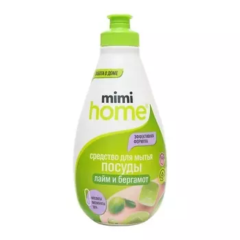 MIMI HOME Средство для мытья посуды Лайм и бергамот 370