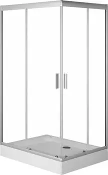 Душевой уголок AM.PM Gem 120x90 W90G-404-120290-MT, профиль хром, стекло прозрачное