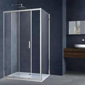 Душевой уголок Vincea Alpha VSR-3AL8013CL 130x80, хром, стекло прозрачное