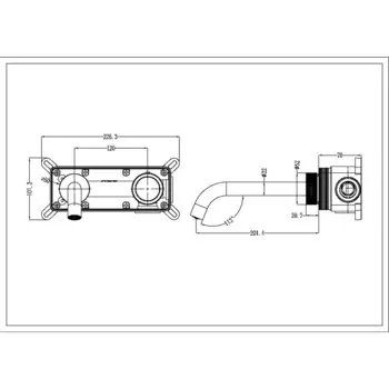 Душевой уголок Am.Pm Sunny W87G-403-12090-MT профиль хром матовый, стекло прозрачное